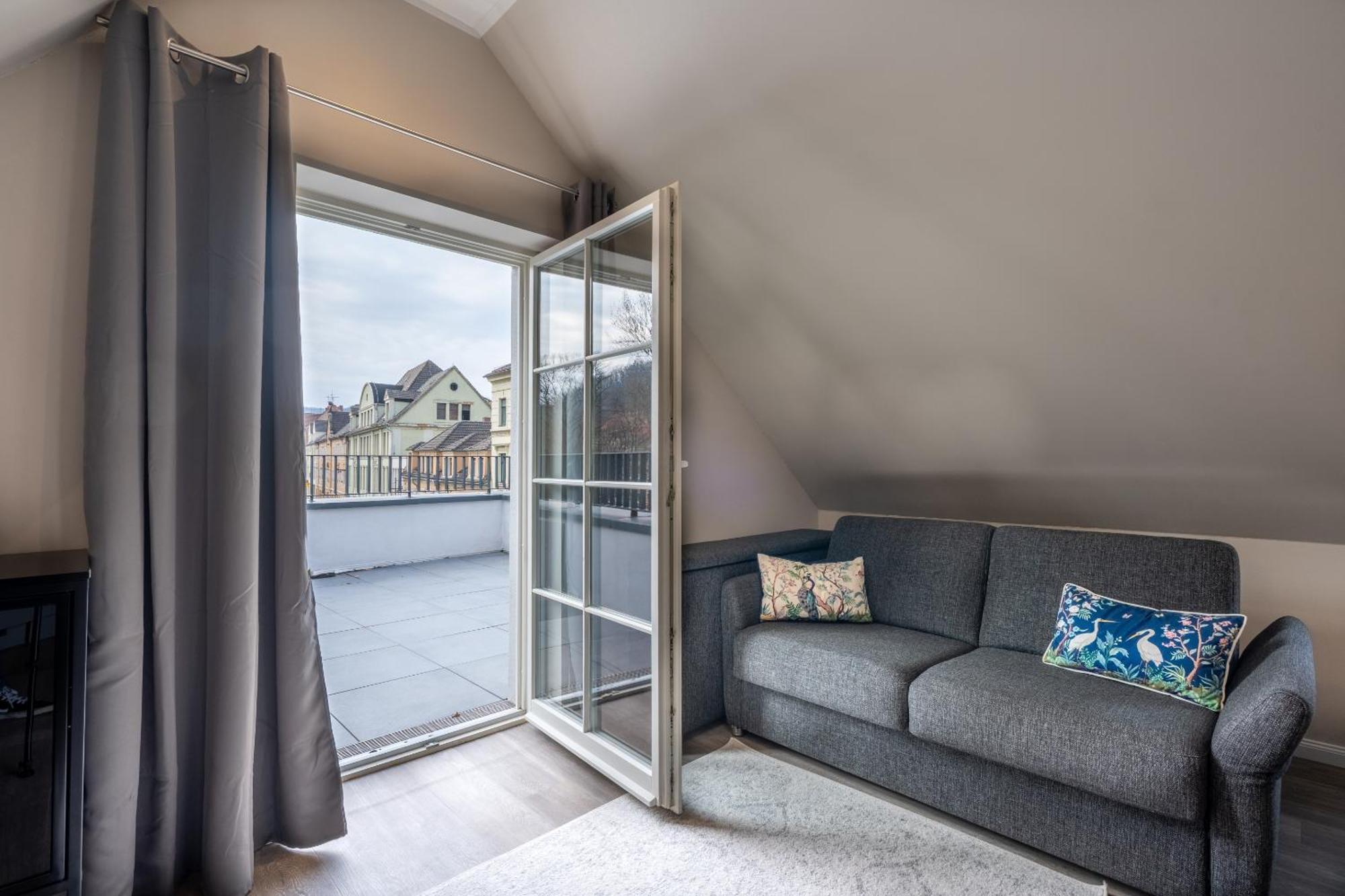 Apartmenthaus Burkhardt Meißen 客房 照片